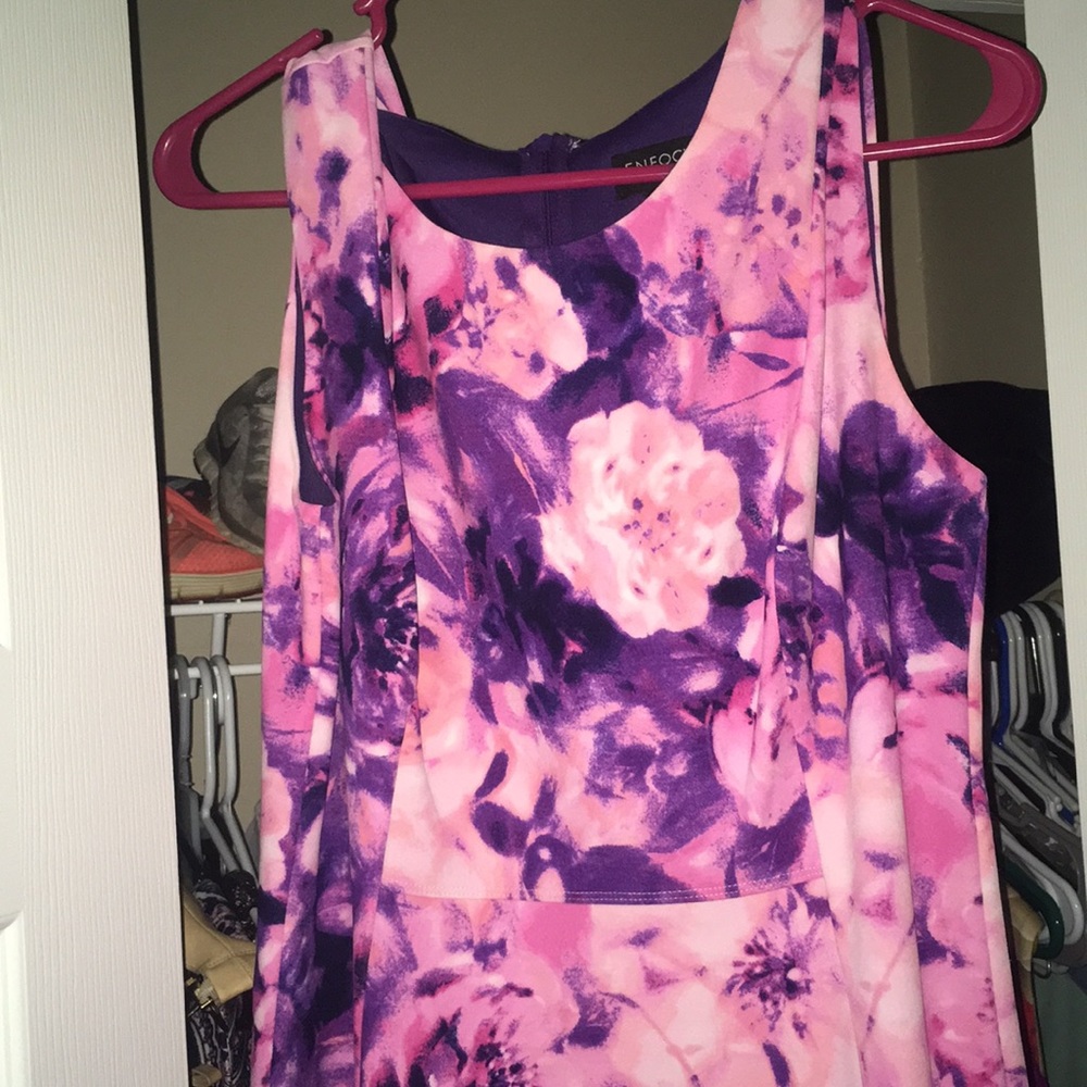 Floral pink & purple dress! Perfect Easter Dress!